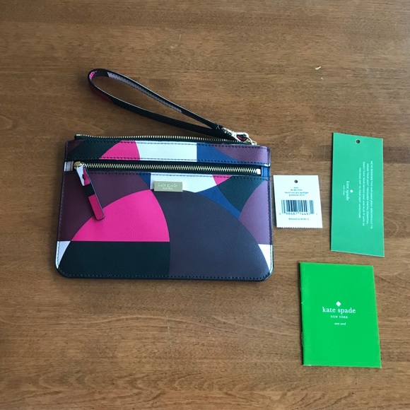 Kate Spade Leather Tinie Laurel Way Wristlet - Picture 3 of 5